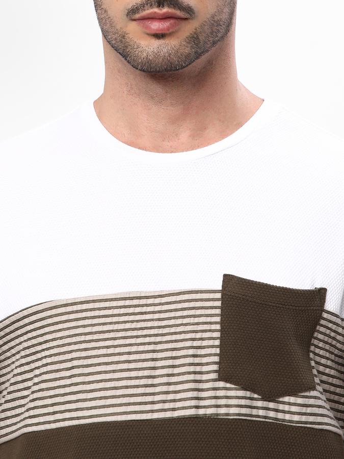 R&B Men's Colour Blocked T-Shirt image number 3