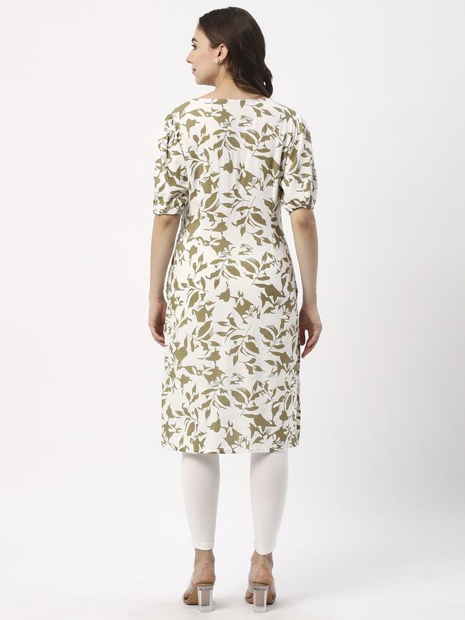 Women Printed Round Neck Kurtas image number 2