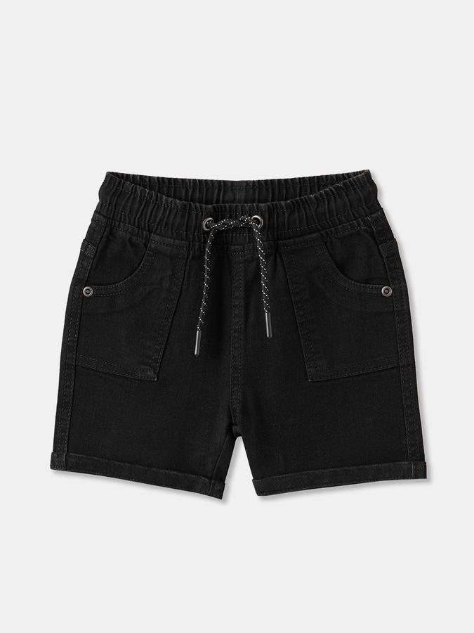 R&B Short For Baby Boys Casual Solid Cotton Blend