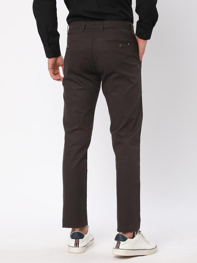 R&B Men Grey Casual Trousers image number 2