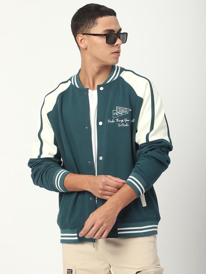 Full Sleeve Solid Men Jacket image number 0