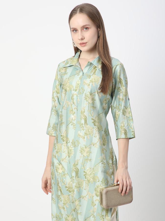 Women Printed Straight Kurta image number 0
