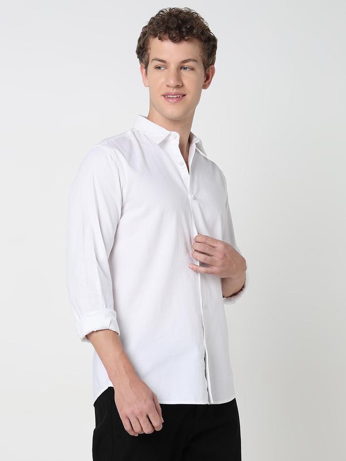 R&B MEN'S FULL SLEEVE Solid SHIRT image number 3
