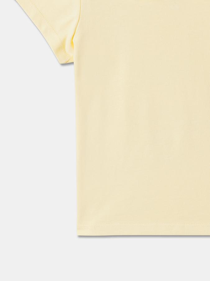 Round-Neck Top with Short Sleeves image number 3