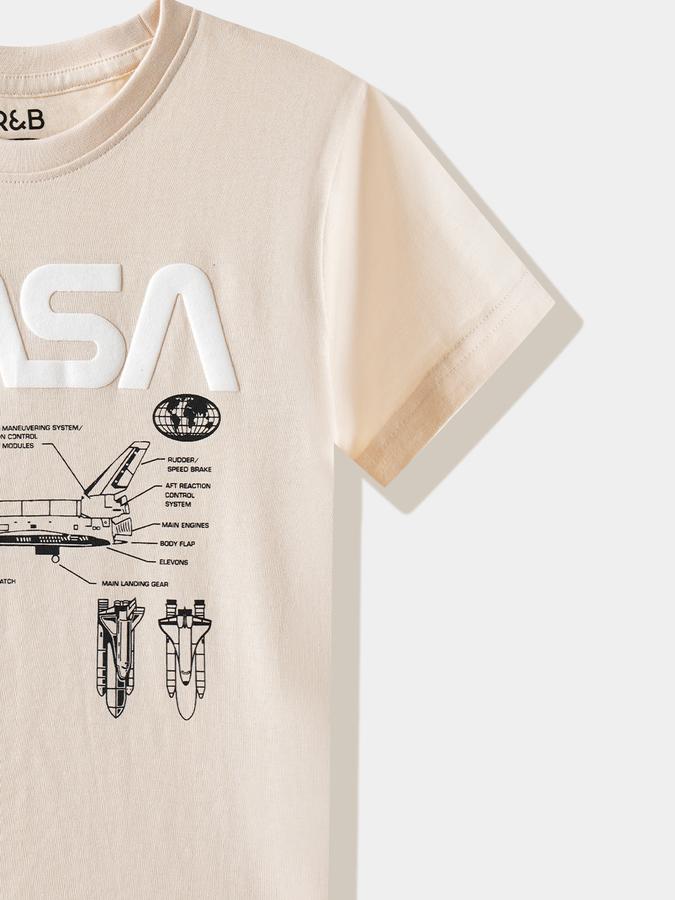 Boys Cotton Regular Fit Crew Neck Graphic T-shirt