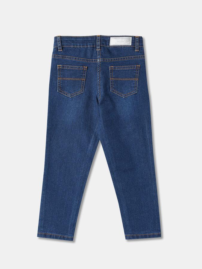 Girls Denim Regular Fit Mid-Rise Clean Look Jeans