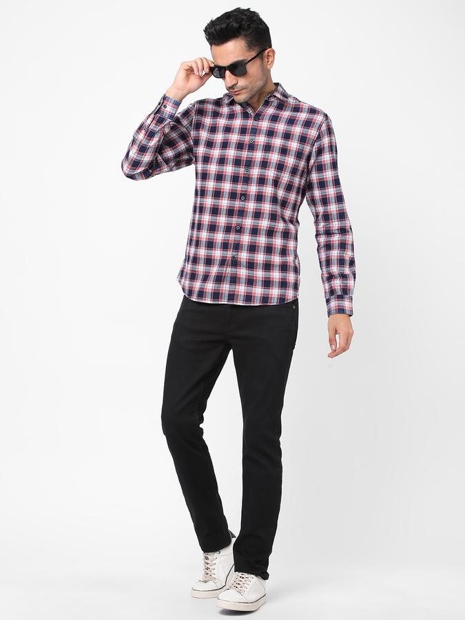 R&B Men Red Casual Shirts image number 1