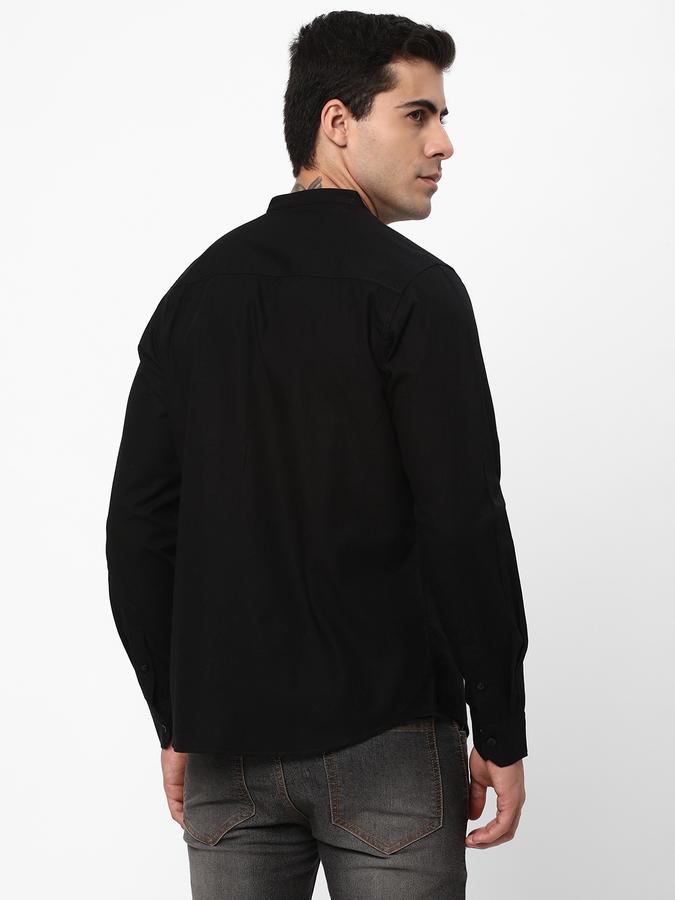 R&B Men's Solid Shirt With Single Pocket image number 2