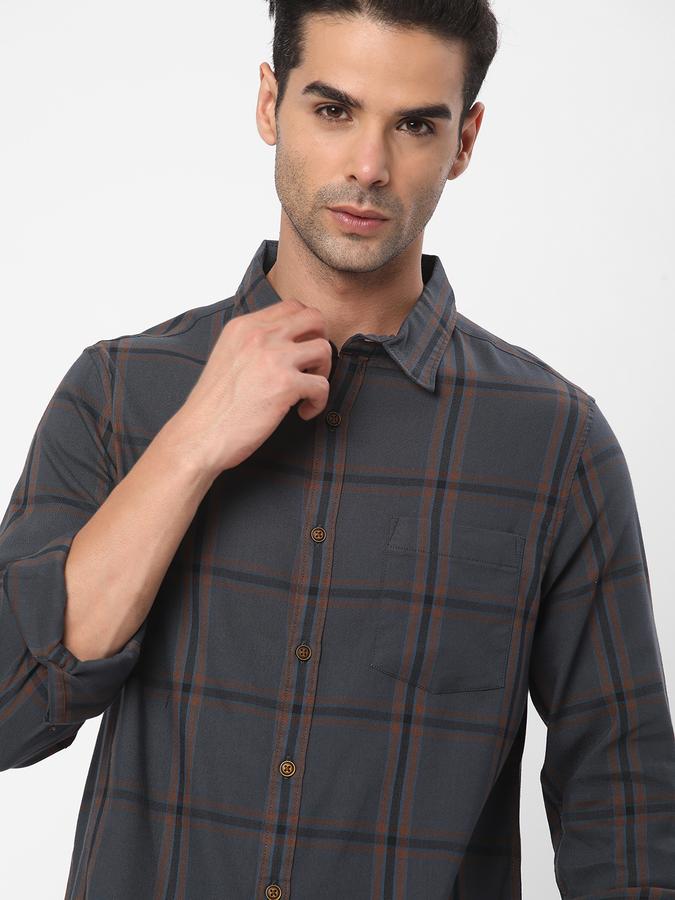 R&B Men Blue Casual Shirts image number 0