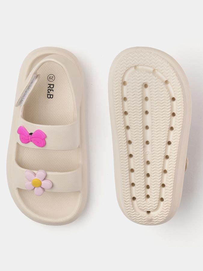 Girls Solid Flip Flops image number 3