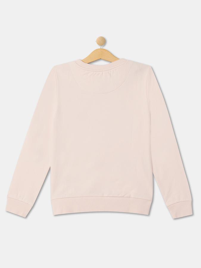 Girl Regular Fit Typographic Print Sweatshirt image number 1