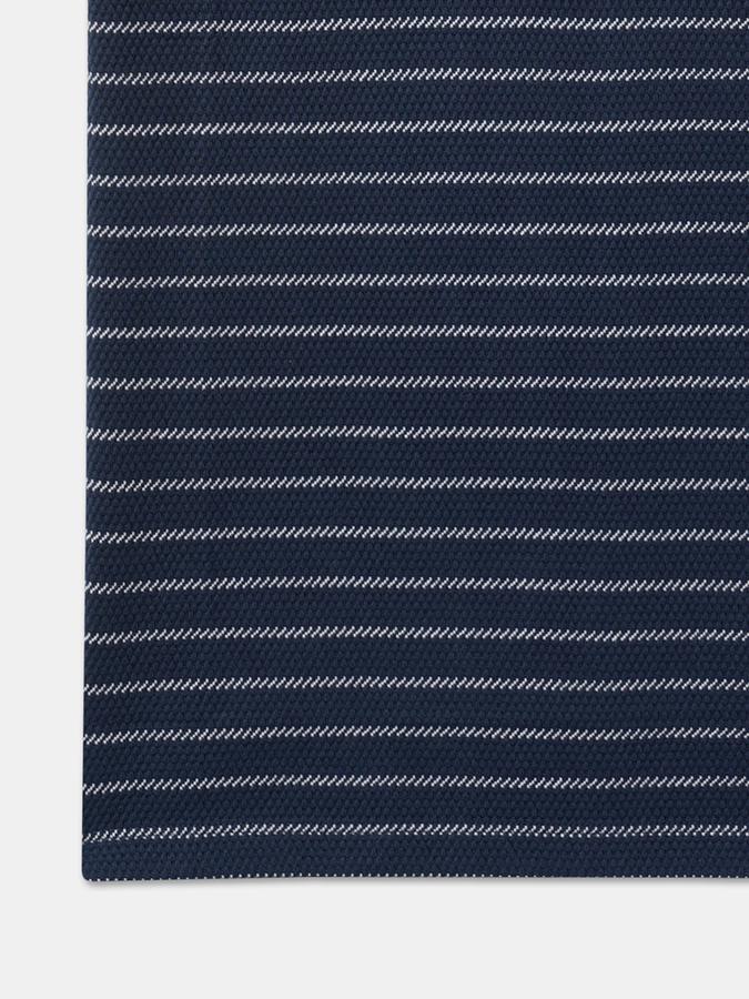 Boys Striped Relaxed Fit Polo T-Shirt image number 3