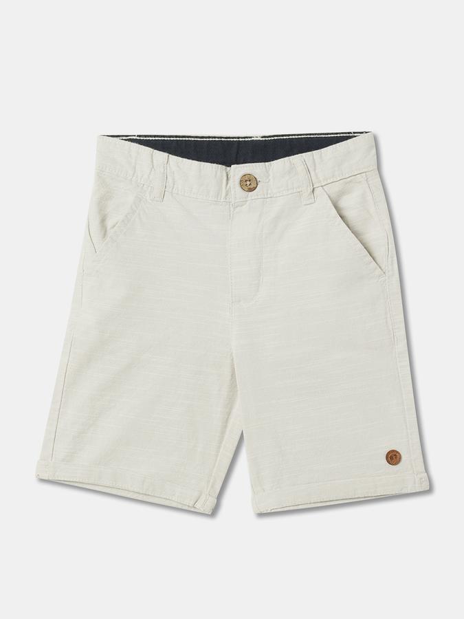 Boys Regular Fit Shorts with Insert Pockets image number 0