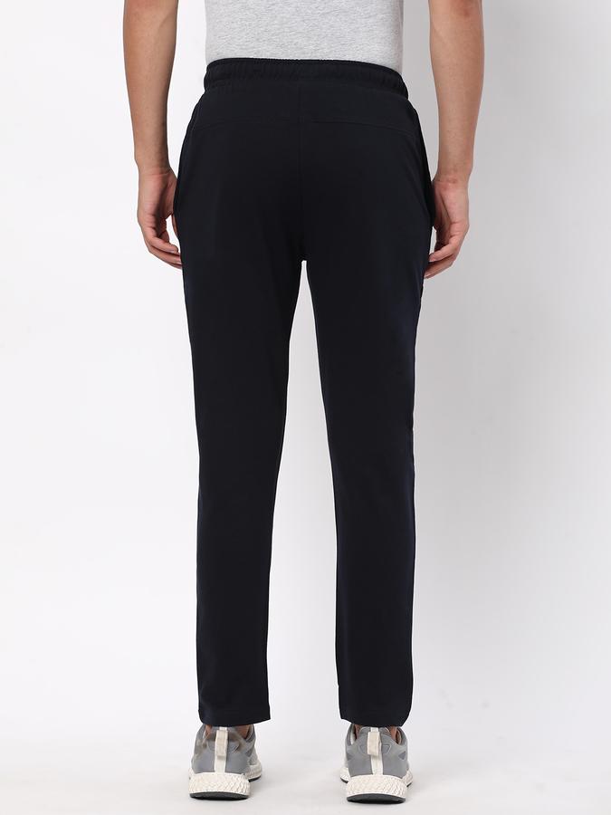 Men Typographic Print Joggers with Drawstring Waist image number 2