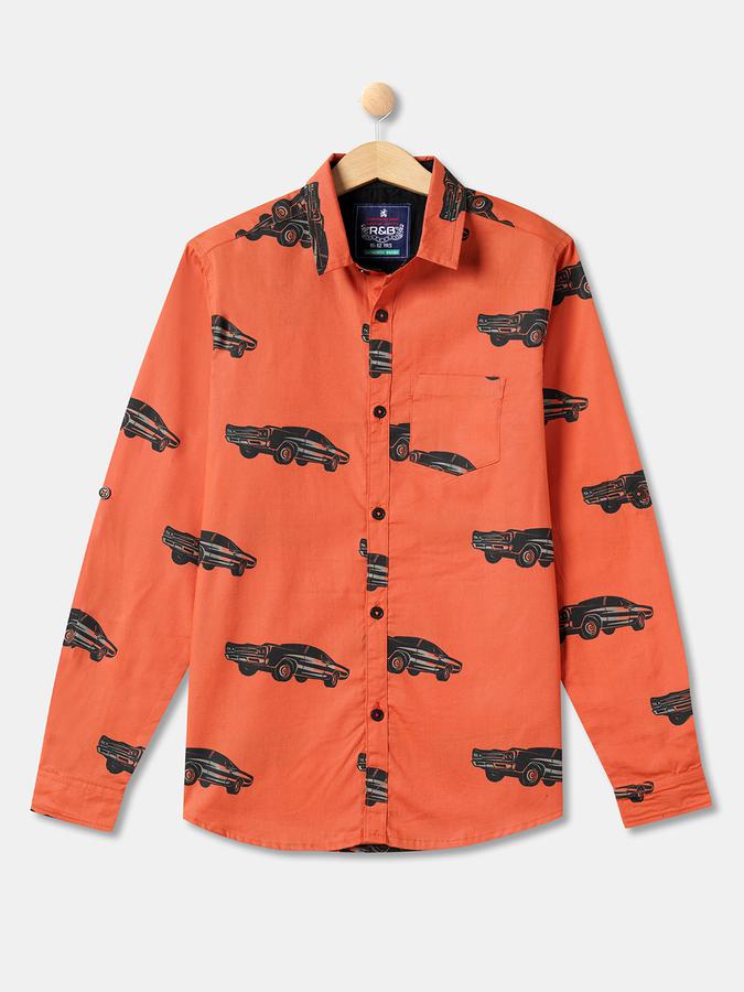 R&B Boys Brown Shirts image number 0