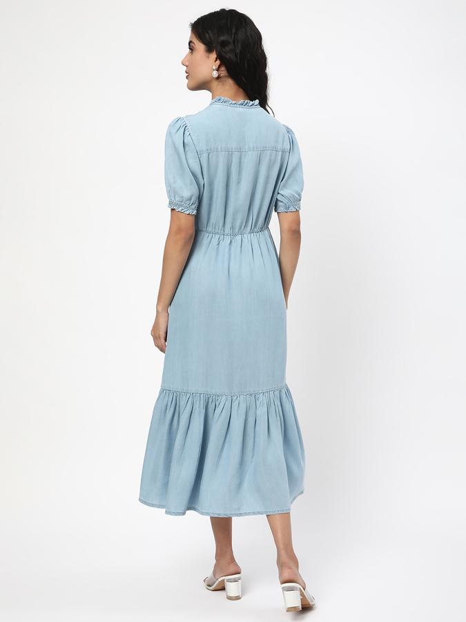 Women Dyed/Washed A-Line Dress image number 2