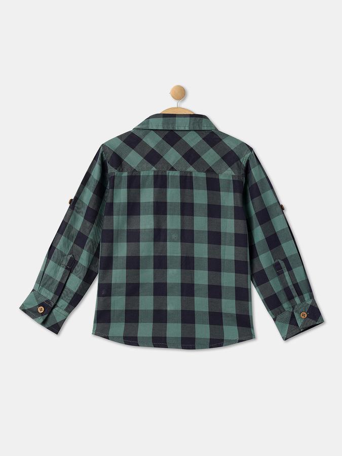 Boys Checked Full-Sleeve Shirt image number 1