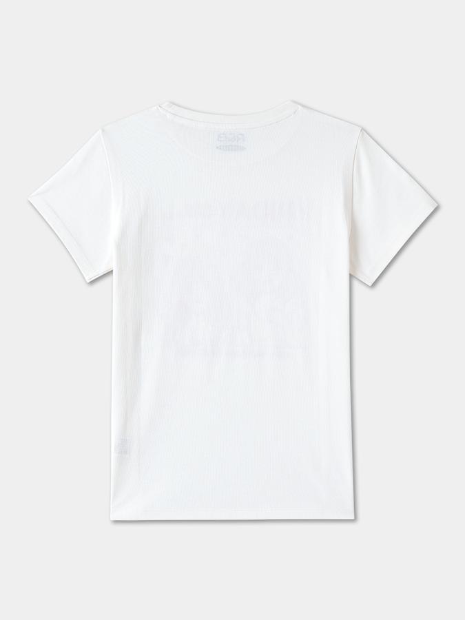 Printed T-Shirt with Crew Neck and Short Sleeves image number 1