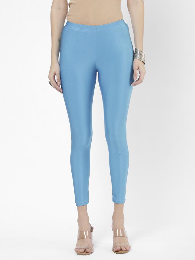 R&B Women Teal Churidars & Leggings