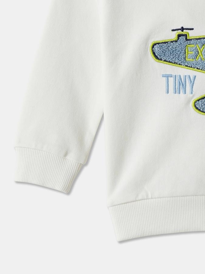 Boys Cotton Relaxed Fit Hooded Graphic Hoodie