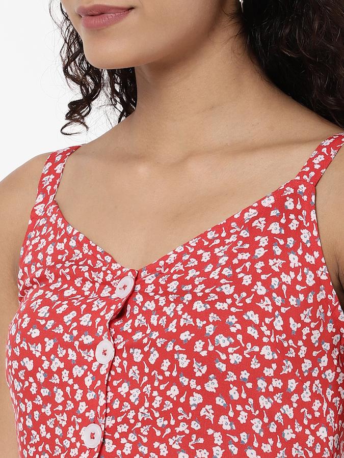 R&B Women's Front Button Slip Dress image number 3