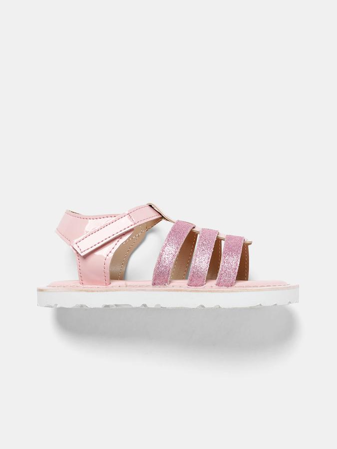 R&B Girls Pink Sandals image number 1