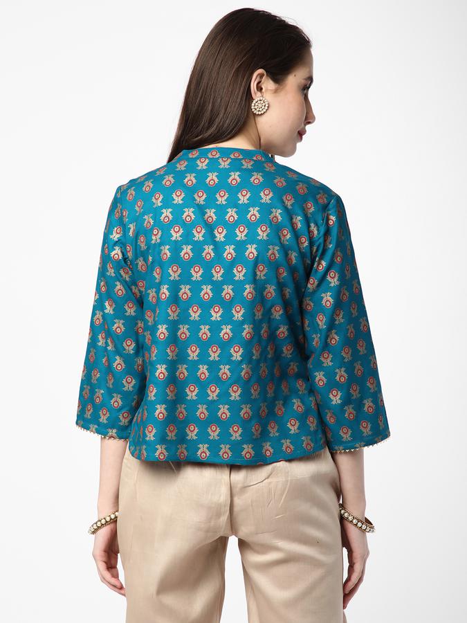 R&B Blue Women Tops & Kurtis image number 2
