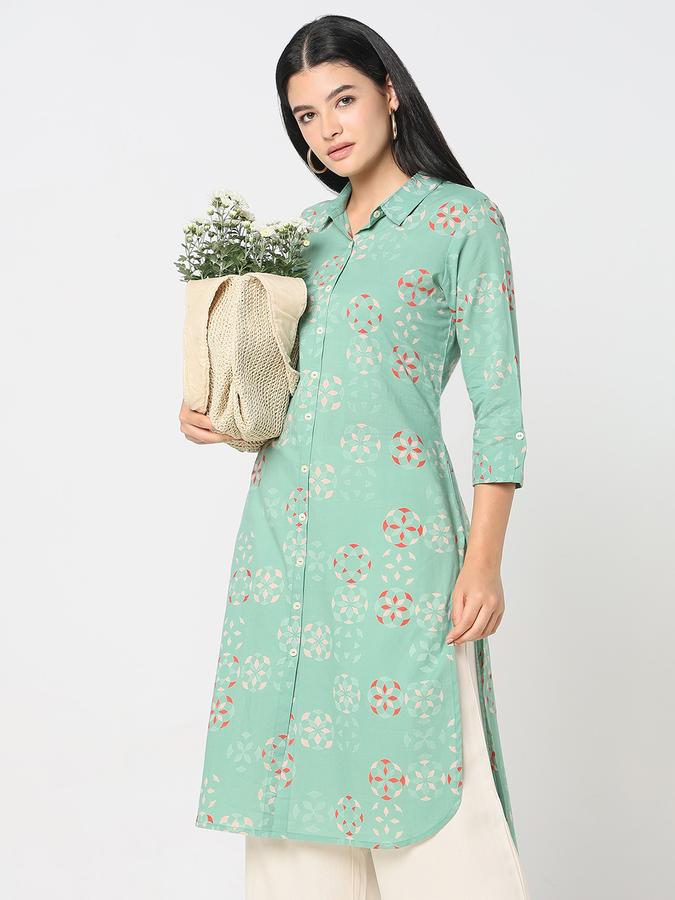 Women Printed Straight Kurta