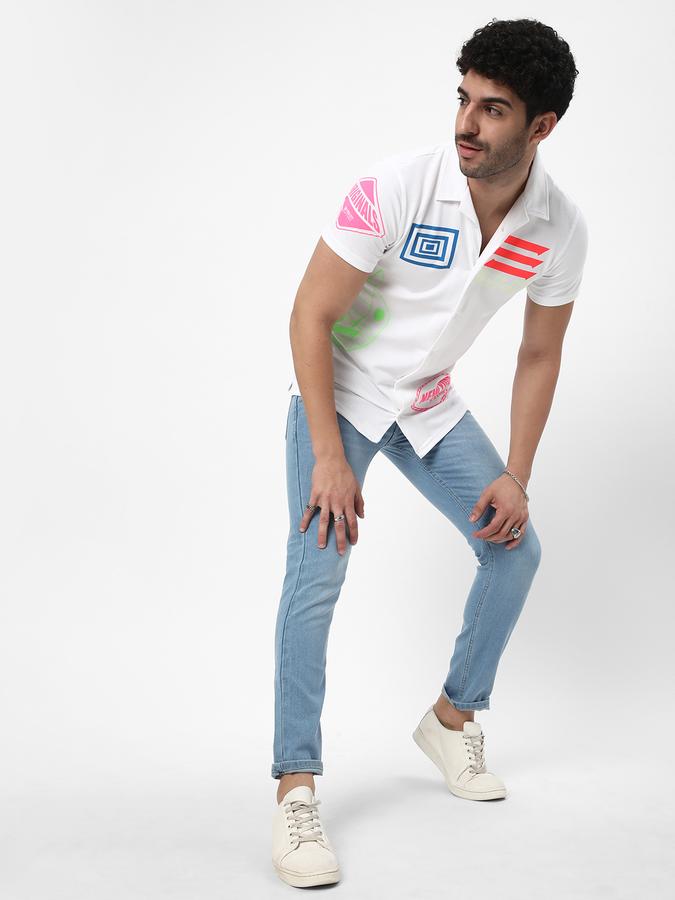 R&B Men's Casual Knitted Shirt image number 1
