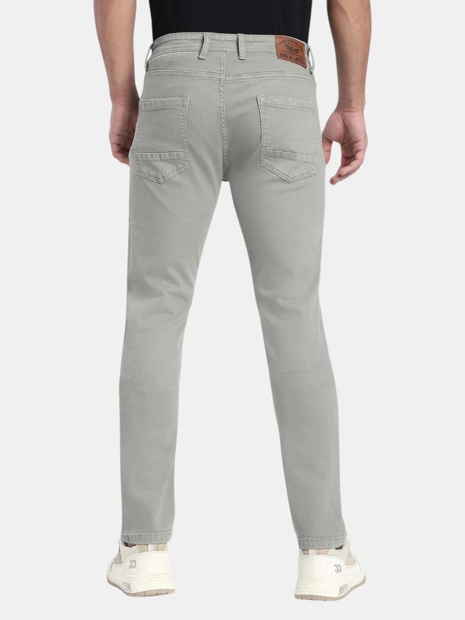 R&B Green Slim Fit Men Mid Rise Jeans