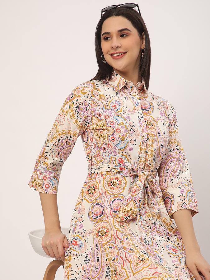 Women Floral Print A-Line Dress