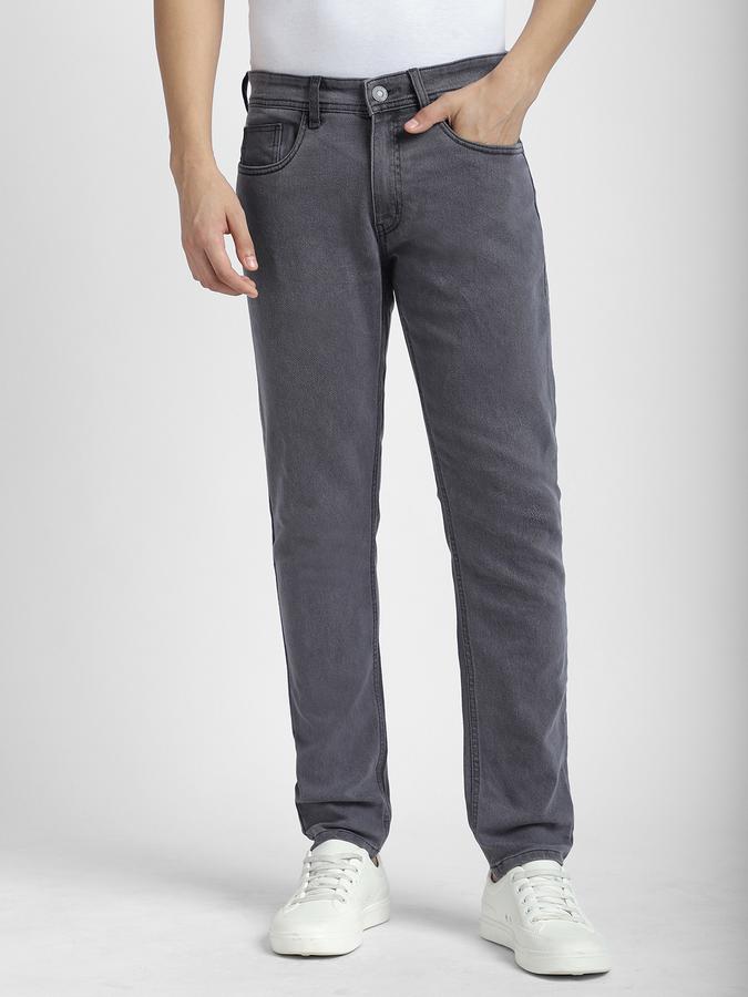 Men Denim Slim Fit Mid Rise Clean Look Jeans