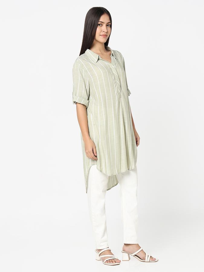 R&B Casual Striped Women Top image number 3