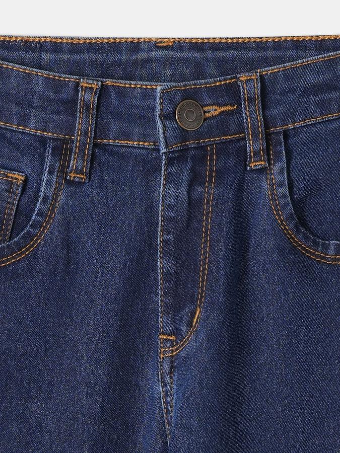 Boys Blend Regular Fit Mid Rise Dark Wash Jeans