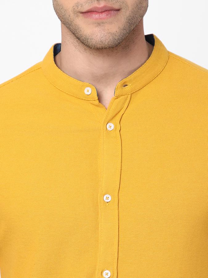 R&B Men Yellow Shirts image number 3