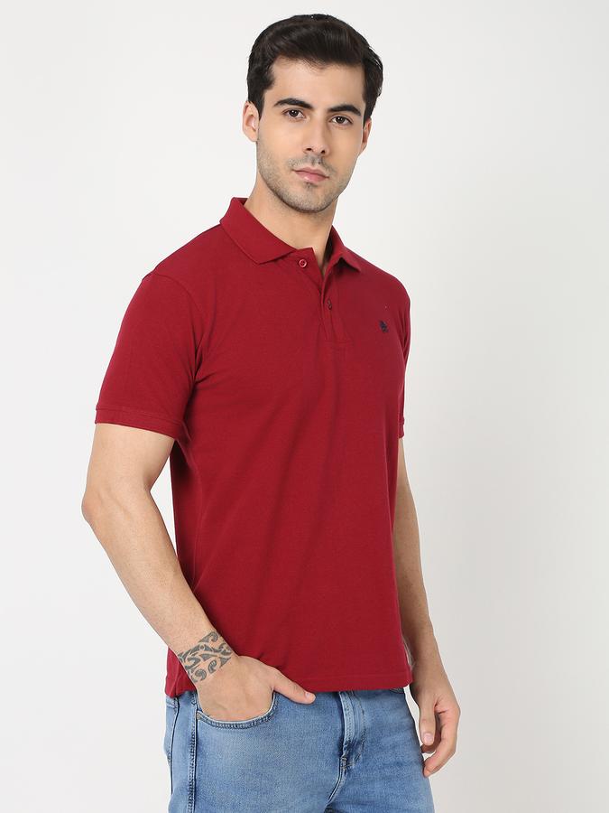 Men Regular Fit Polo T-Shirt image number 2