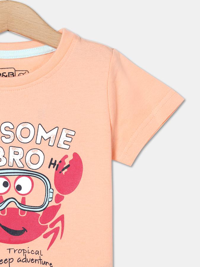 R&B Boys Peach T-Shirts image number 2