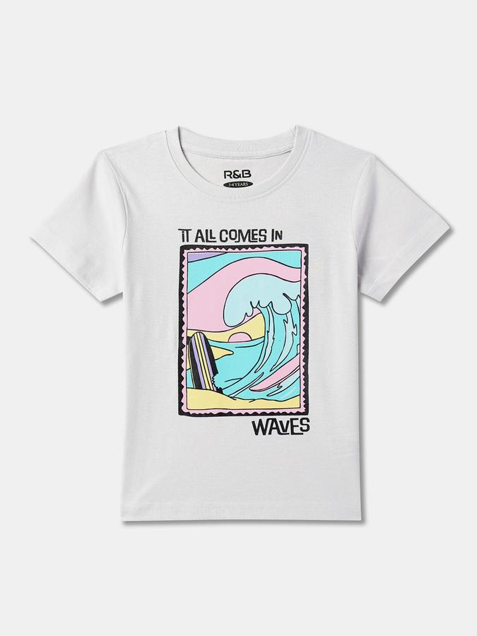 Boys Regular Fit Short Sleeve Crew Neck T-Shirt