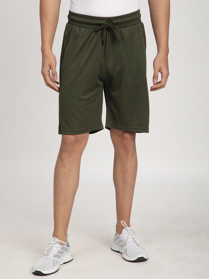 Boys Polyester Regular Fit Drawstring Clean Hem Shorts