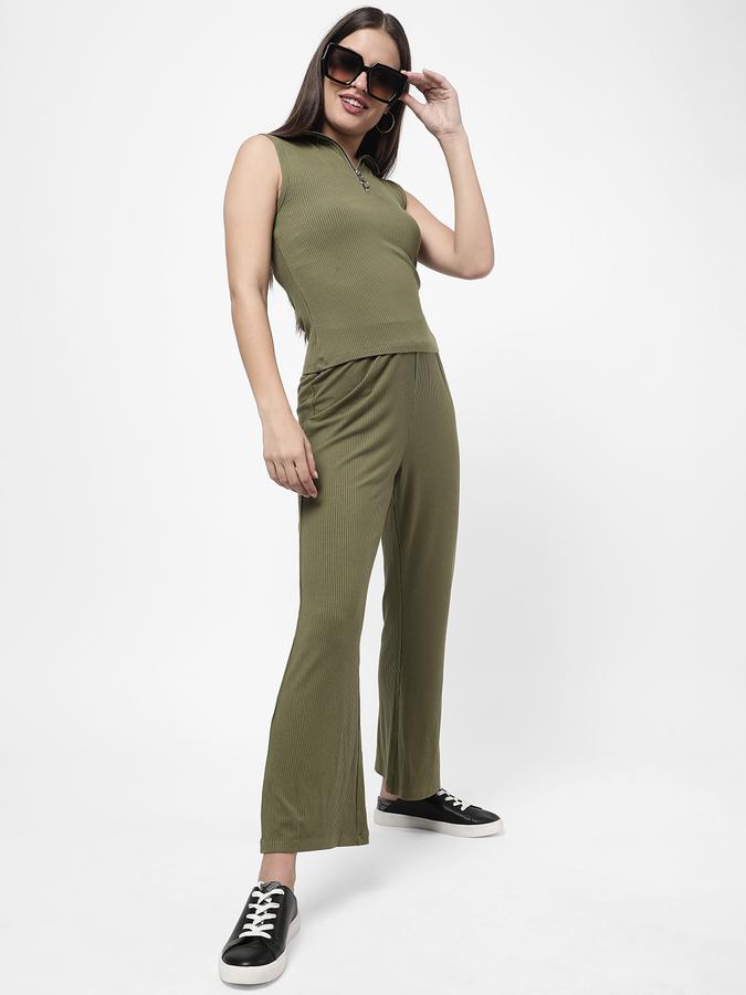 R&B Women's Flared Rib Pants image number 1