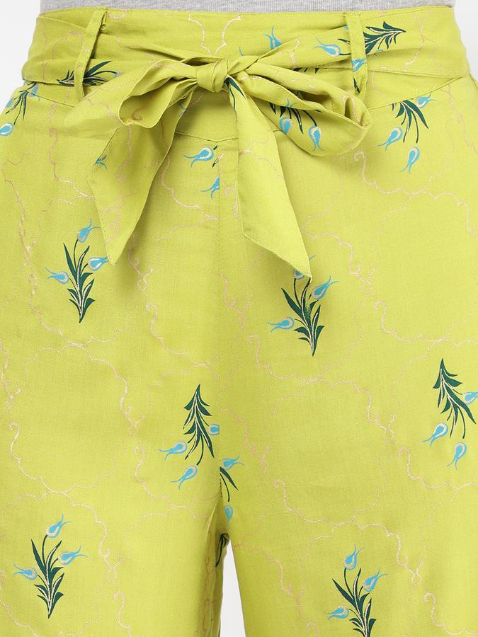 R&B Women Lime Palazzos & Culottes image number 3