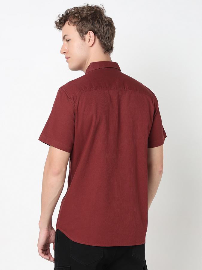 R&B MENS Long sleeves Casual Solid SHIRT image number 3