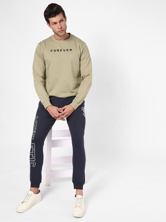 R&B Blue Men Casual Trousers image number 1