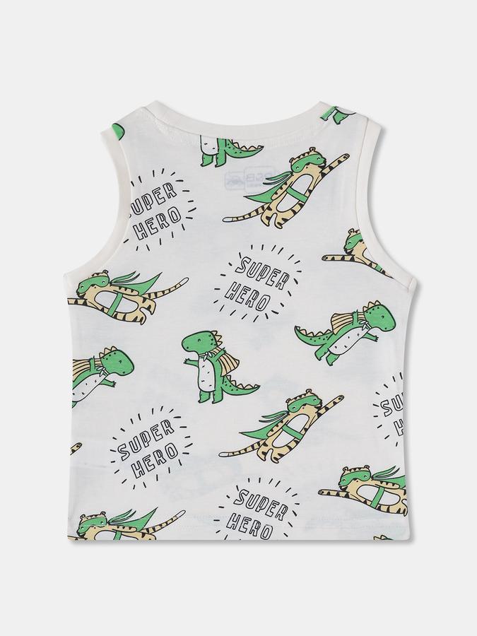 R&B Baby Boys Graphic Print Pure Cotton Regular T Shirt image number 1