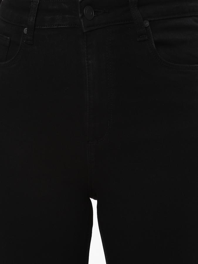 Women Stretch Denim Skinny Fit High Rise Solid Jeans