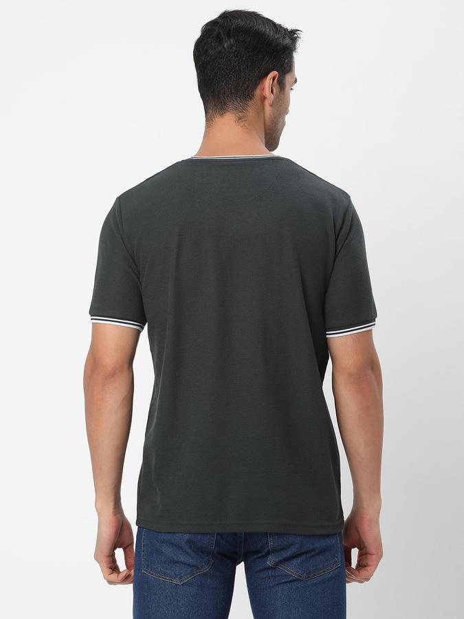 R&B Men's Solid Structured T-Shirt image number 2