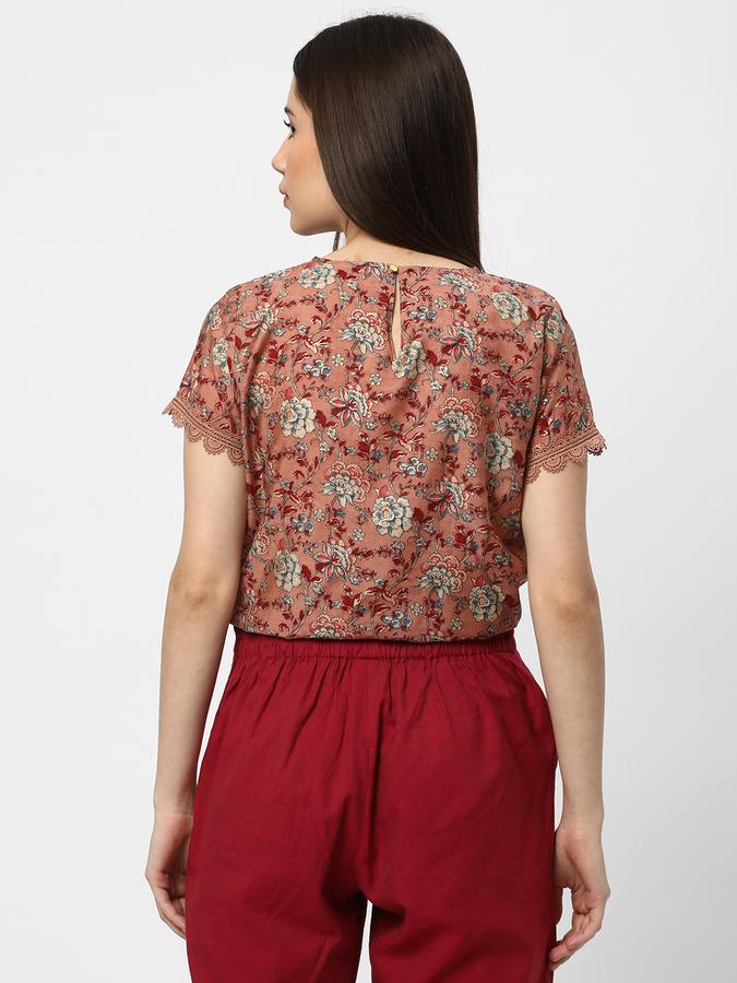 Women Floral Print Top image number 2