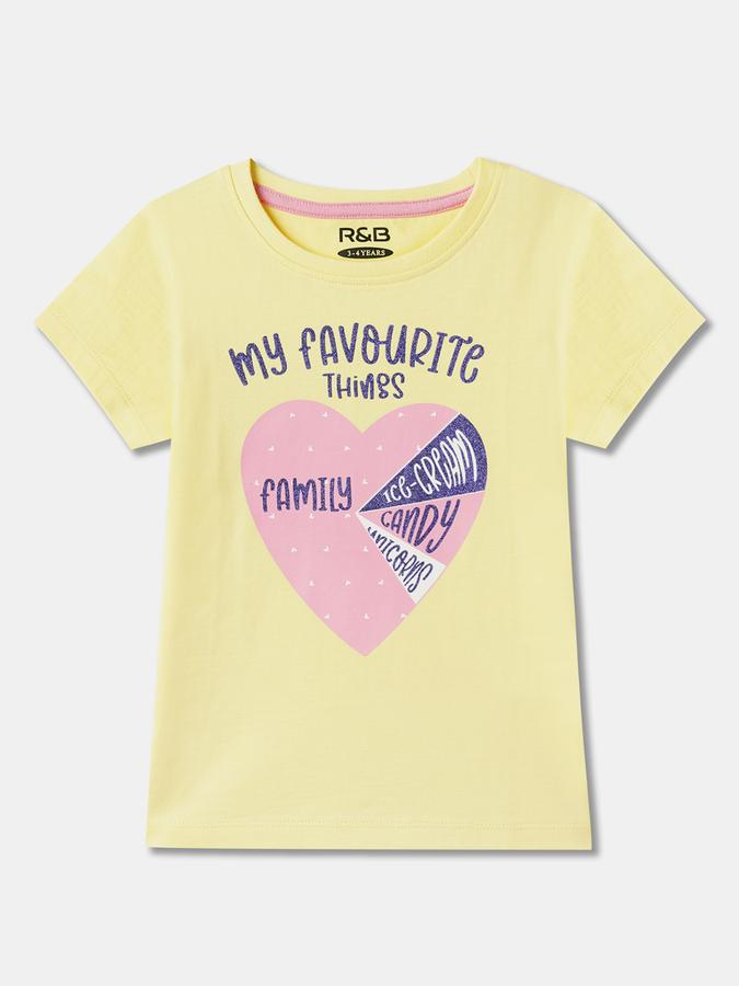 Women Typographic Print Regular Fit T-Shirt image number 0
