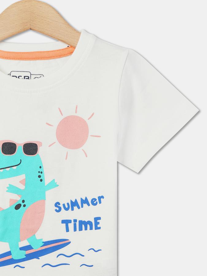 R&B Boy's Round Neck Graphic Tee image number 2