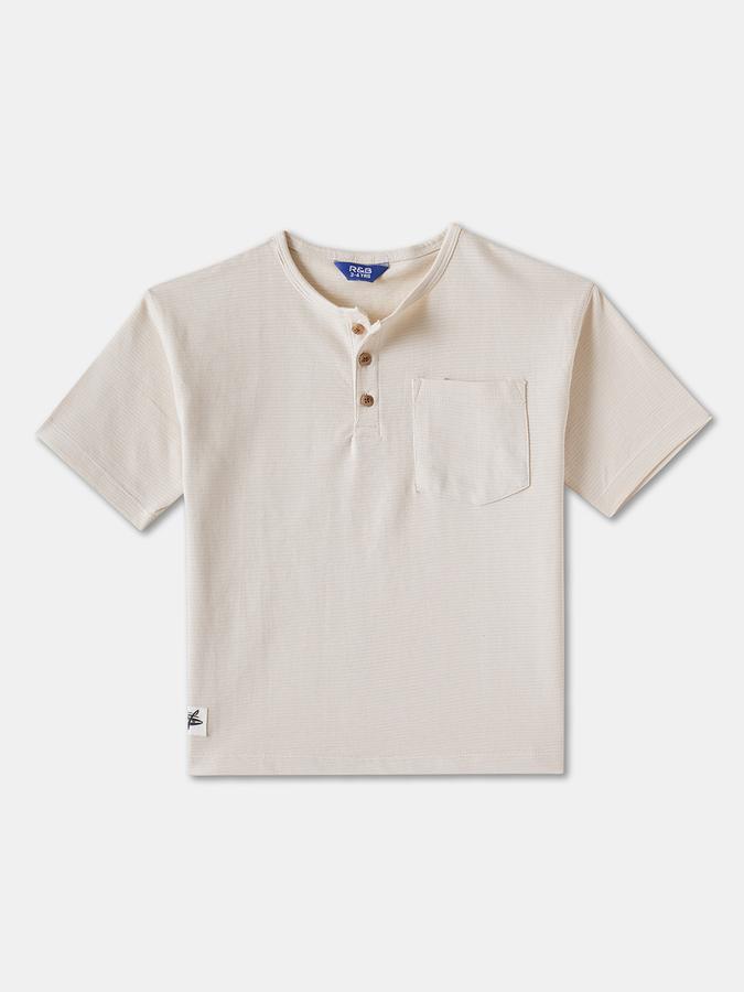 R&B BOYS SOLID REGULAR T-SHIRT